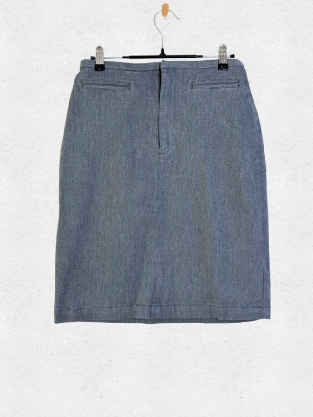 Gray Pencil Skirt Size 6 Small Stretch Work Business Casual Office Siren Career